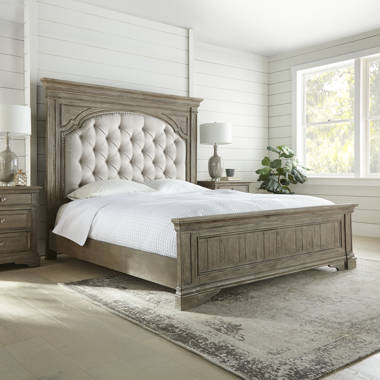 Charmond king deals upholstered sleigh bed